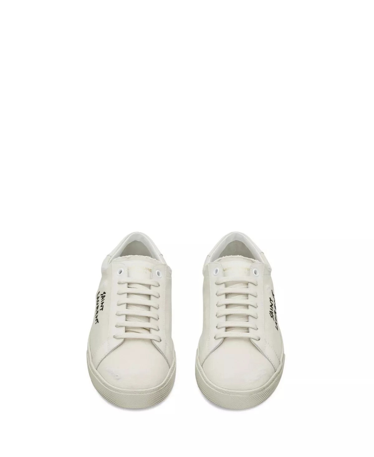 Court Classic Sl/06 Embroidered Sneakers in Canvas and Leather - 2