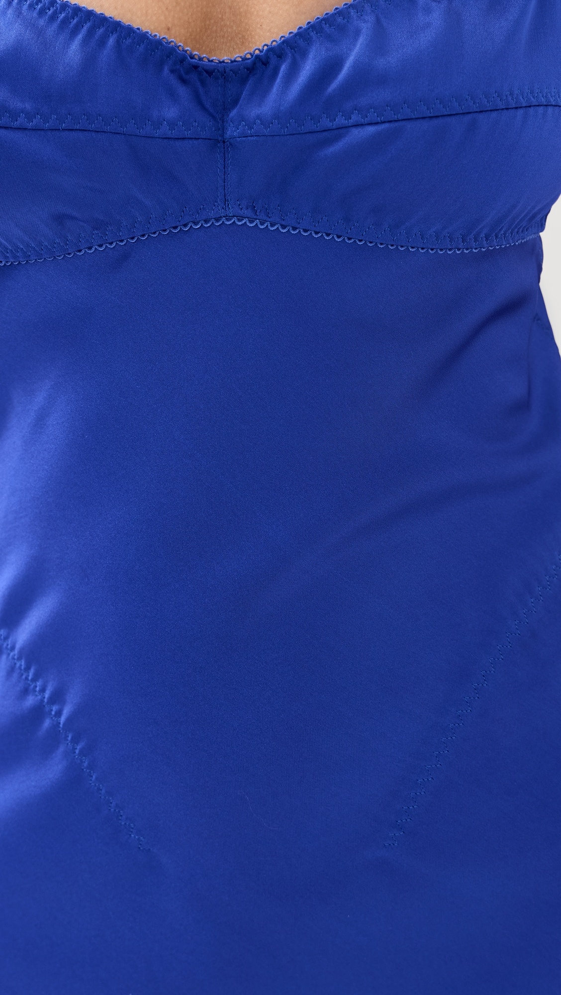 Electric Blue Waterlily Midi Dress - 5