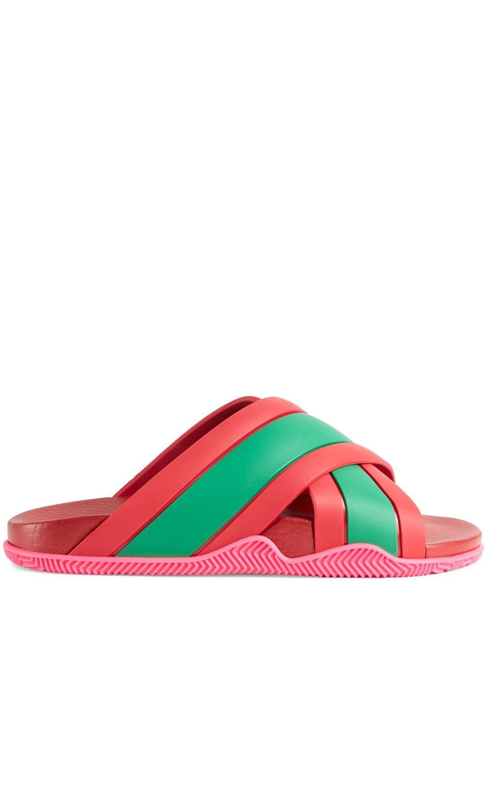 GUCCI Web Slide Sandal | runwaycatalog | REVERSIBLE