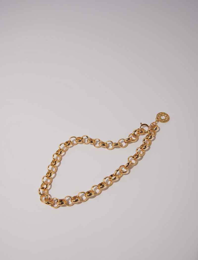 maje Jaseron chain necklace outlook