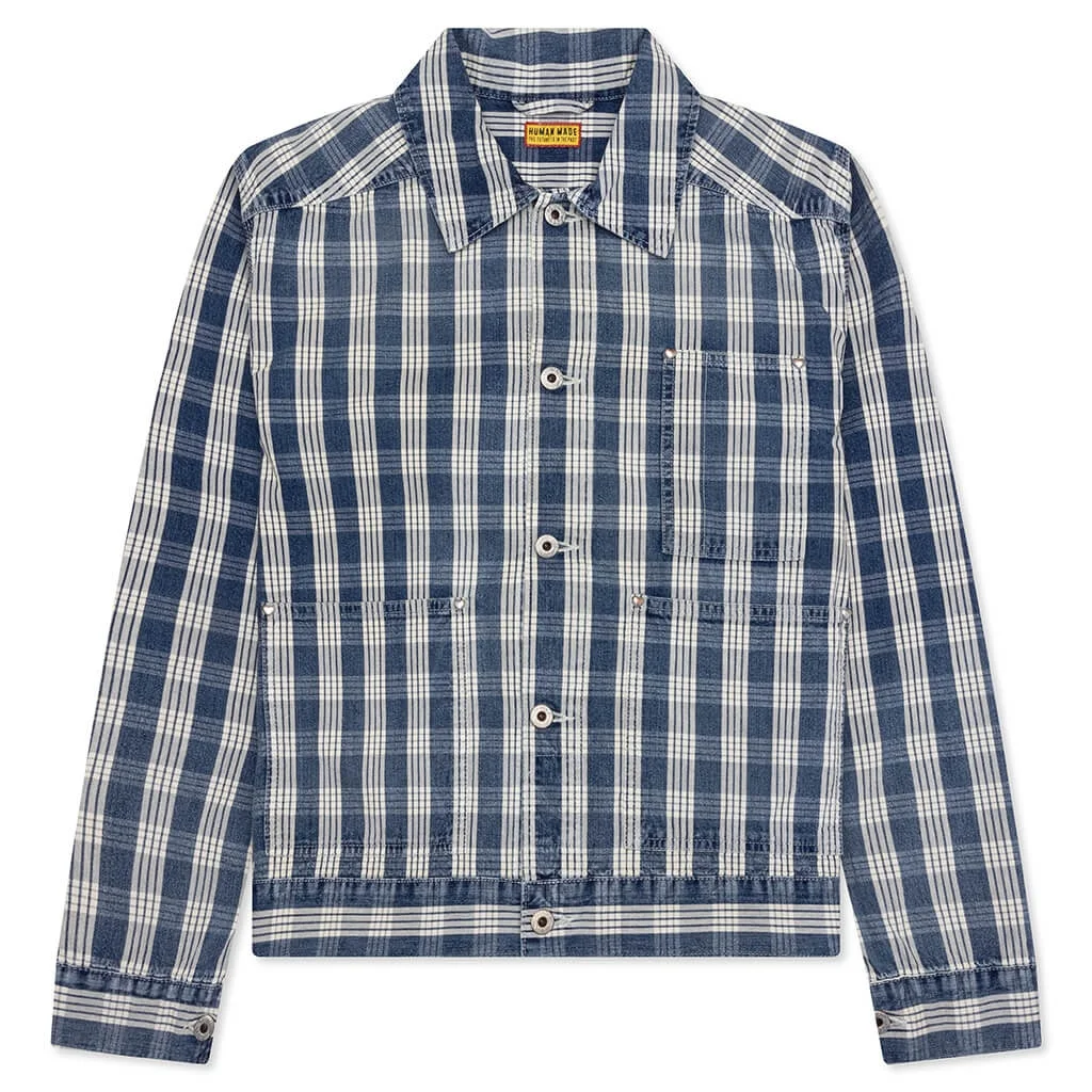 WORK JACKET - INDIGO - 1