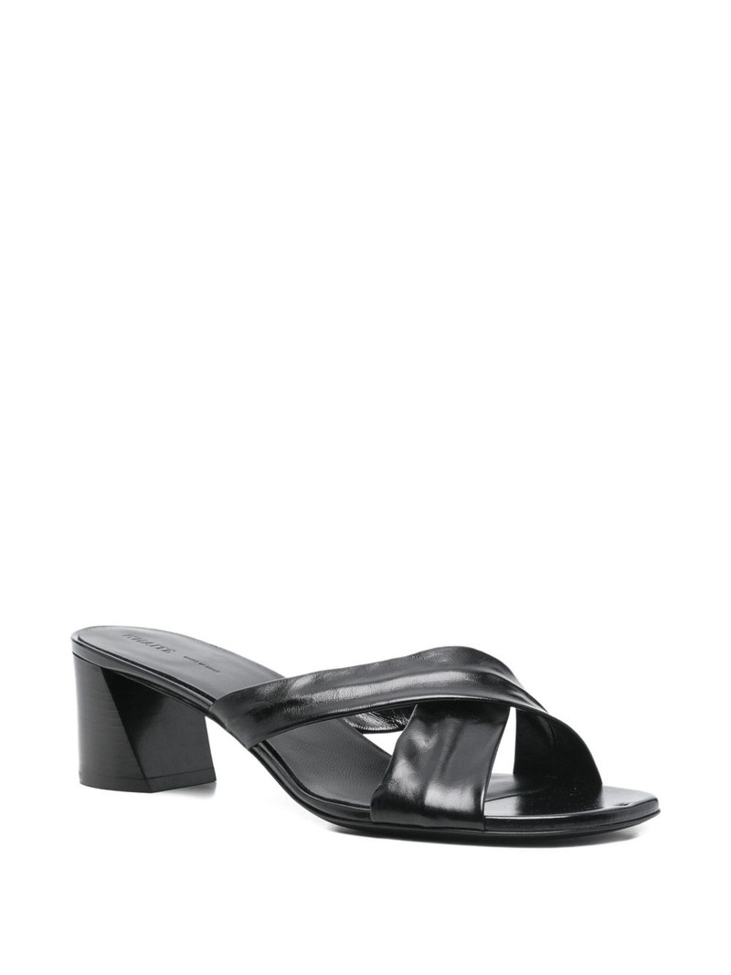 KHAITE 55mm Liria criss-cross sandals outlook