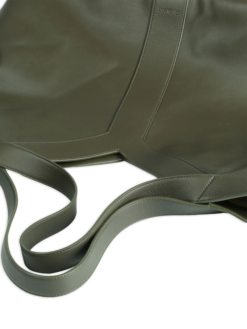 double-handle leather tote bag 3