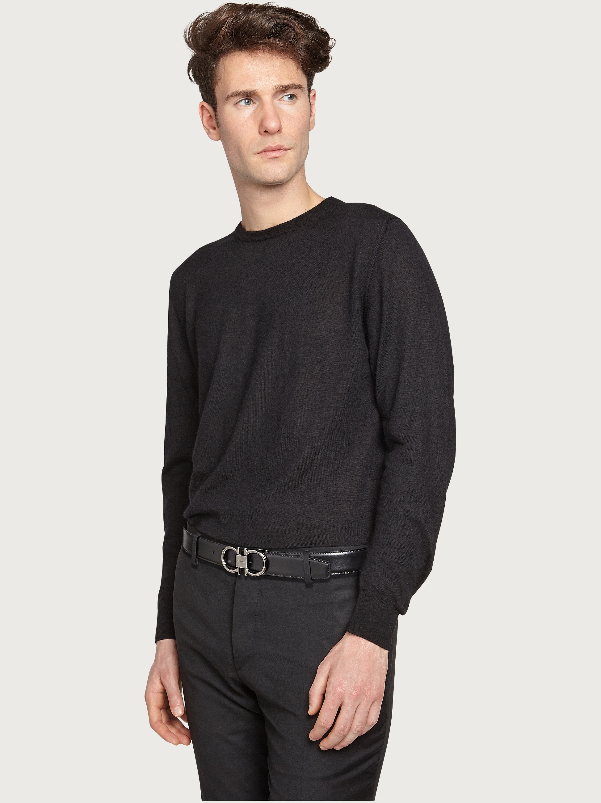 Reversible and adjustable Gancini belt - 4