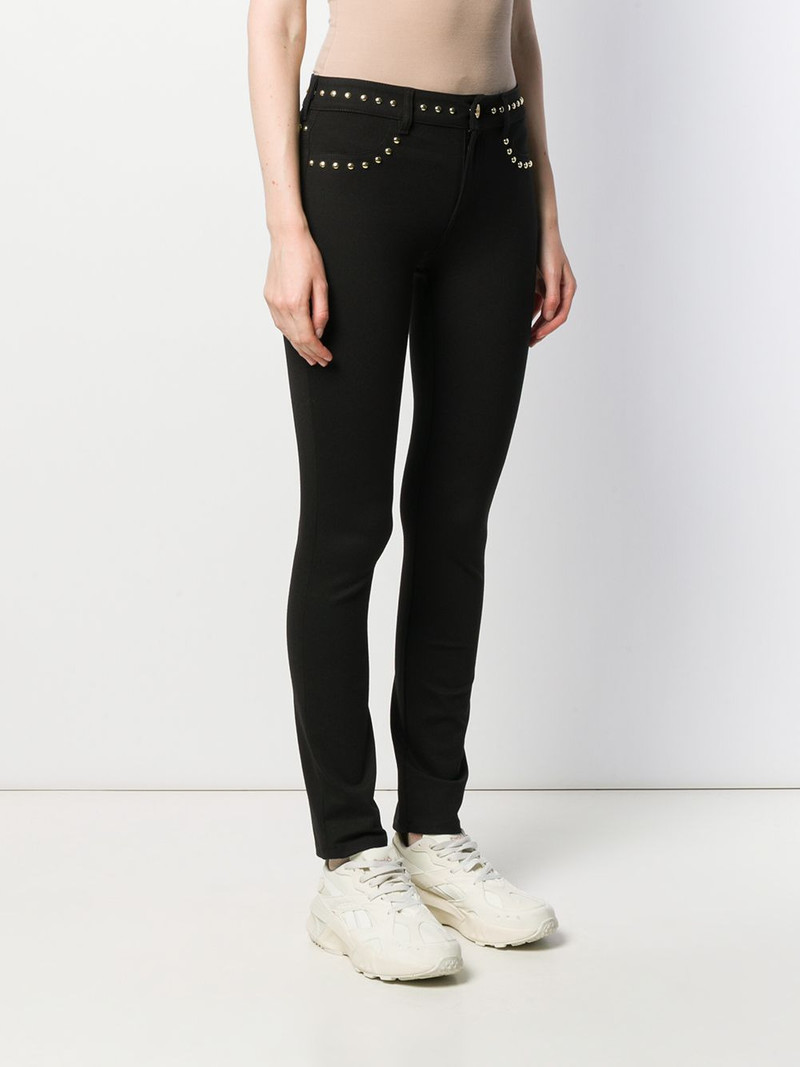 stud-detail skinny trousers 3