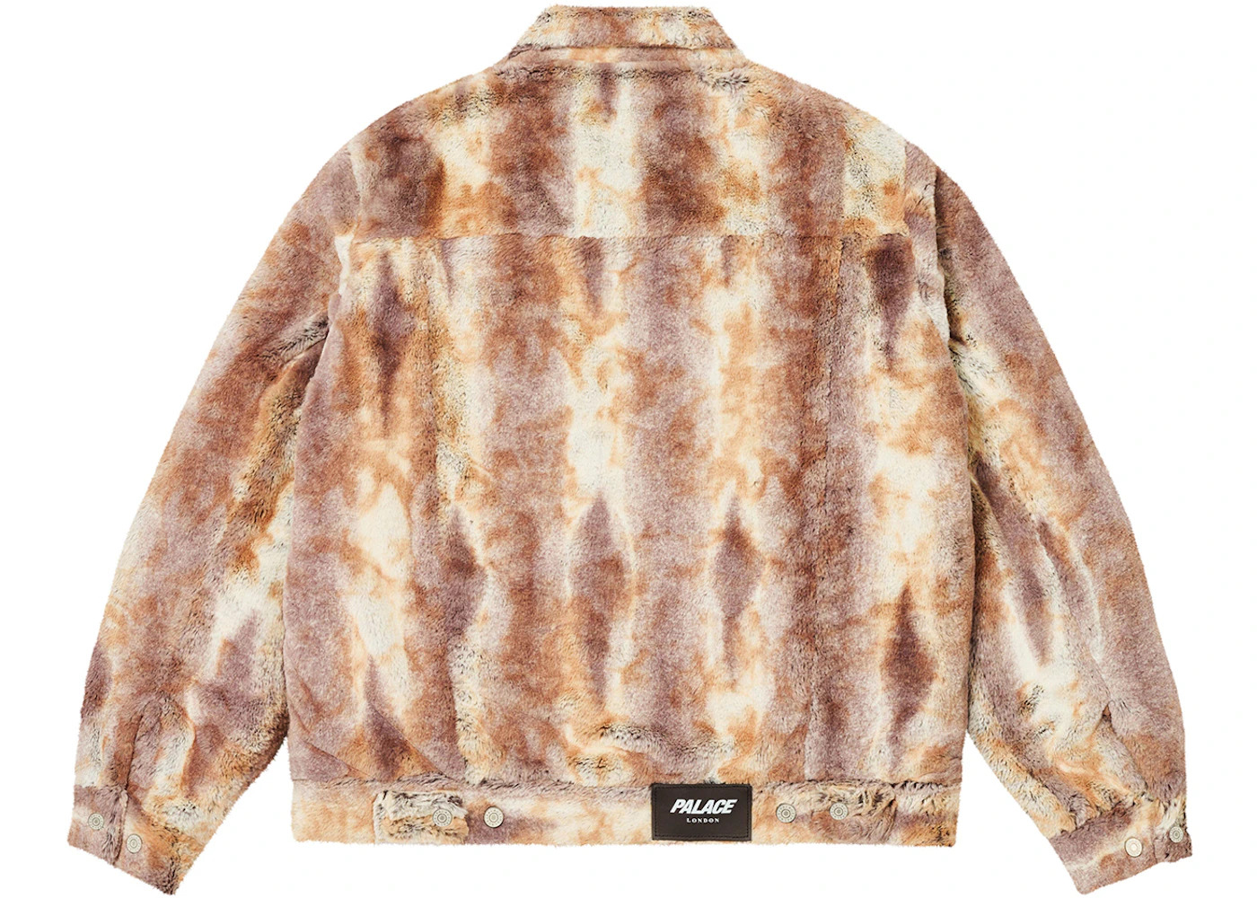 Palace Furry Trucker Jacket Brown - 2