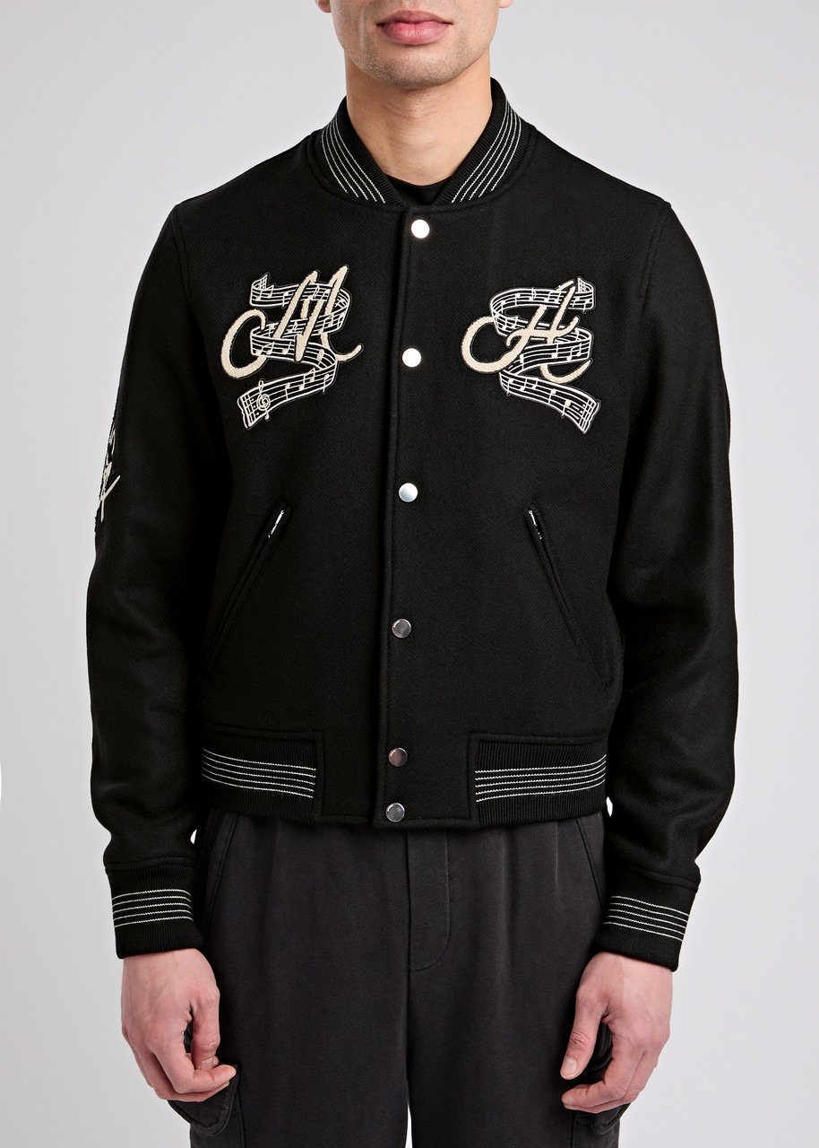 Amiri Hollywood Music Club Wool-blend Bomber Jacket - 2