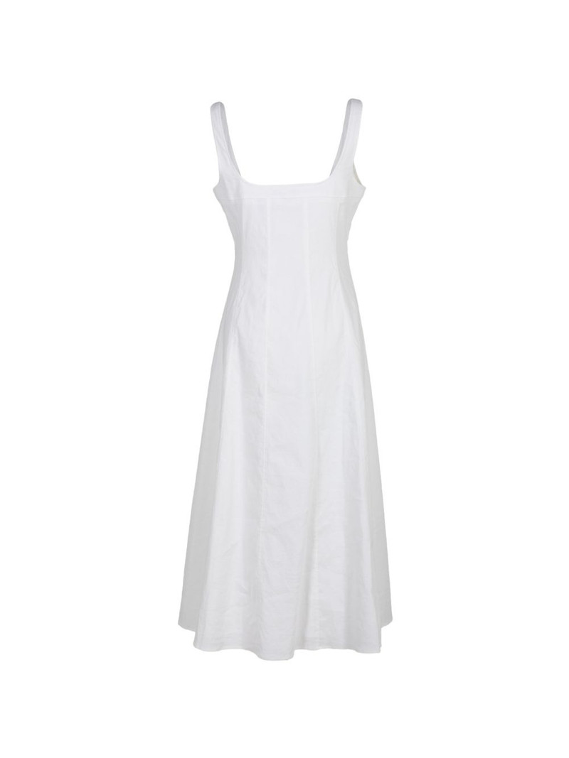 Theory square-neck panelled idi dress outlook