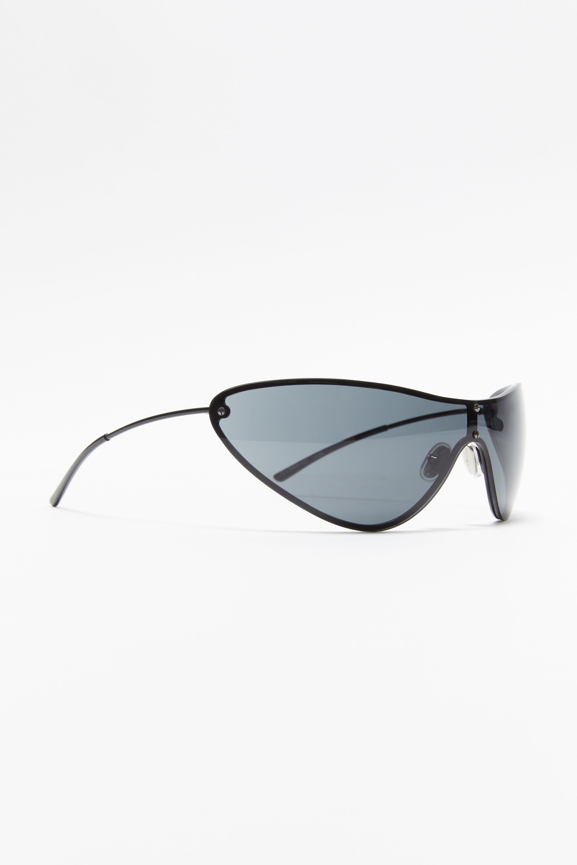 Metal frame sunglasses - Black/Black - 4
