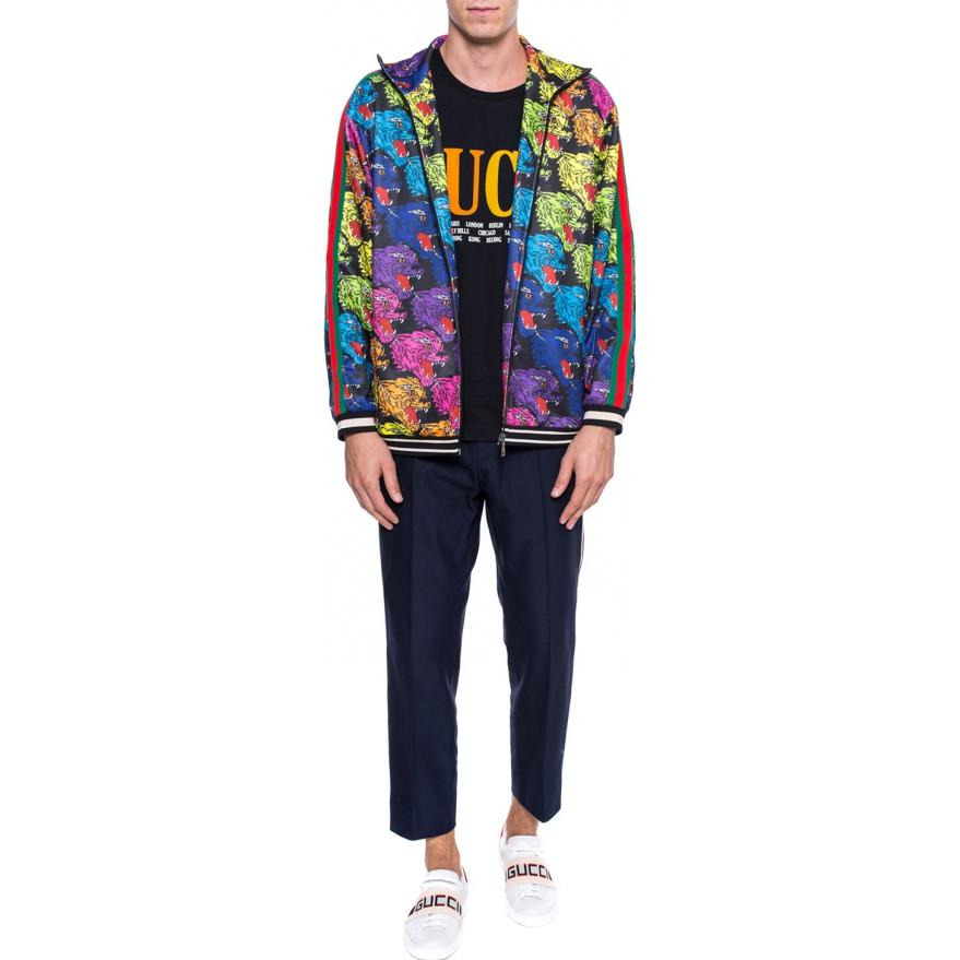 Gucci Panther Face Technical Jersey Jacket 'Multicolor' 526577-X9X26-1082 - 2