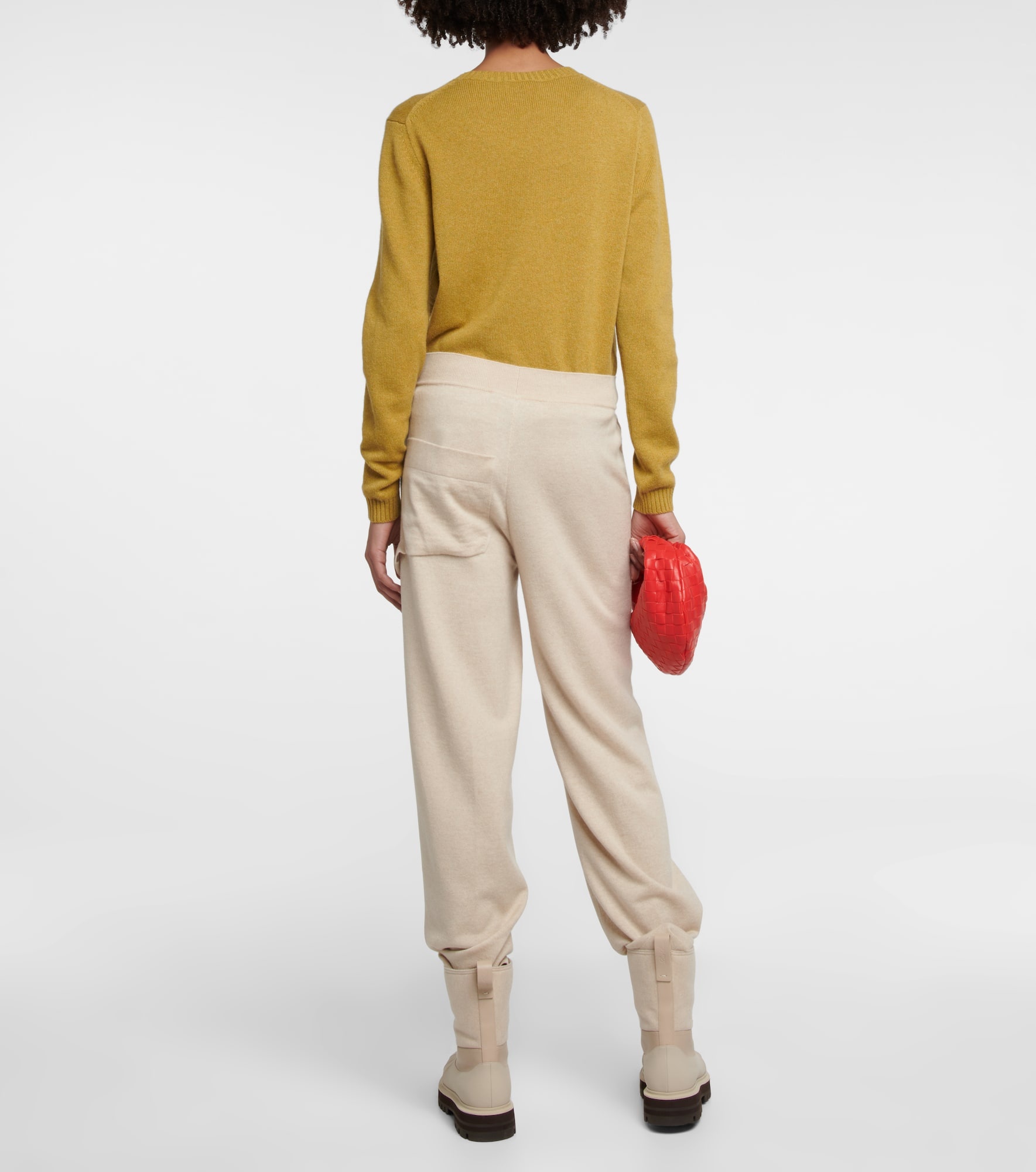 Cashmere straight pants - 3