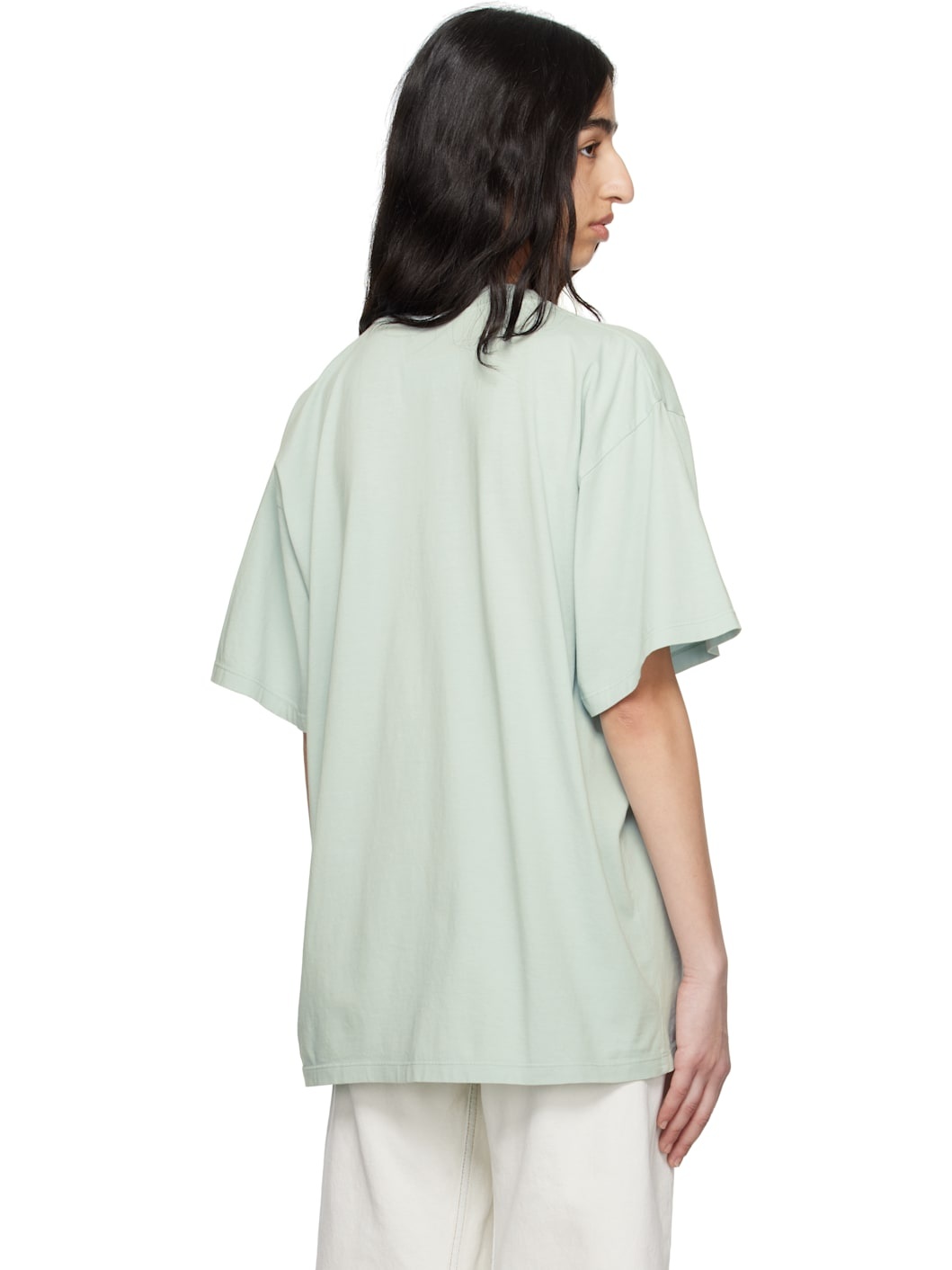 Blue Basic Jersey T-shirt - 3