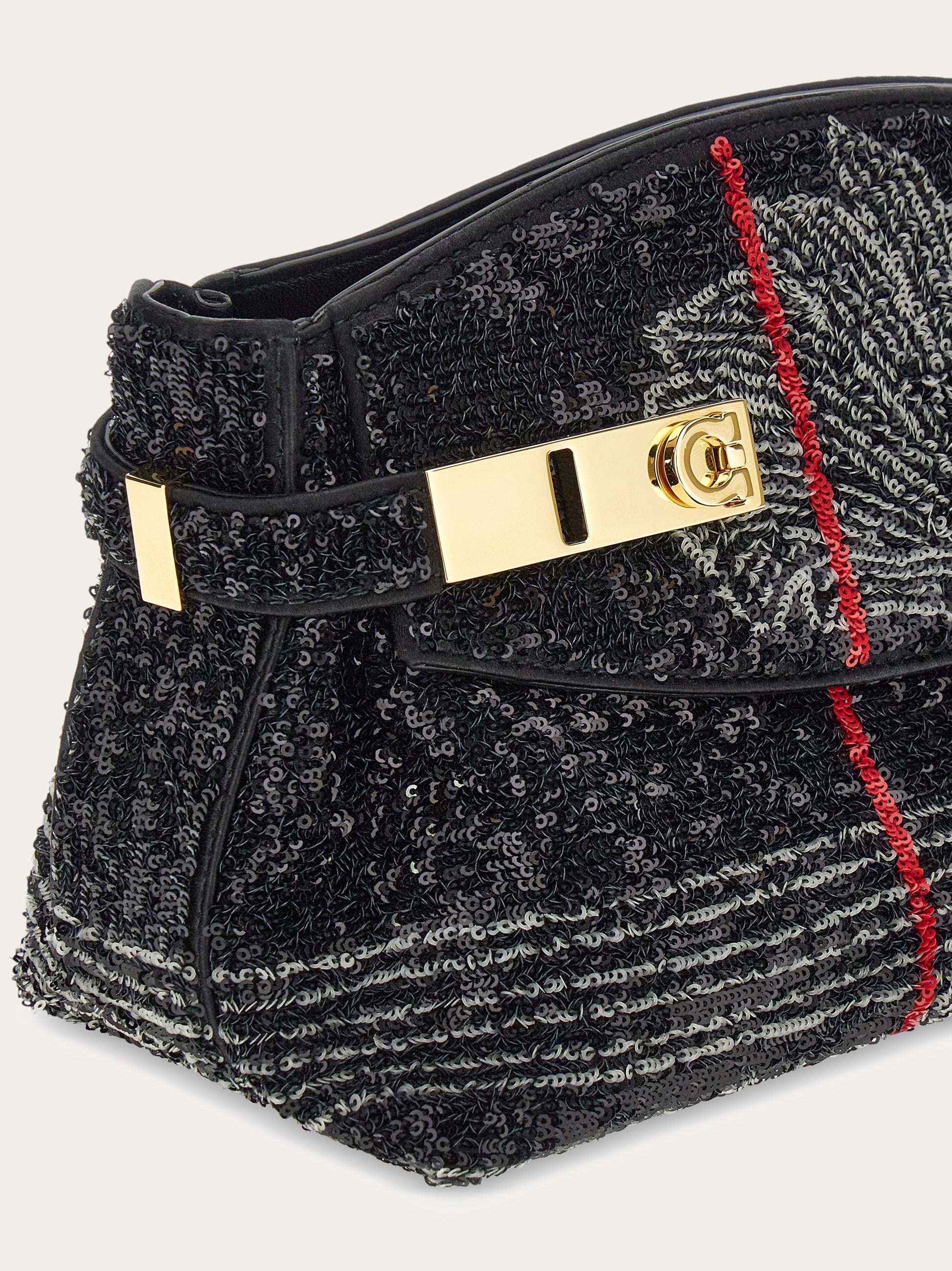 Hug handbag with sequins (S) - 8
