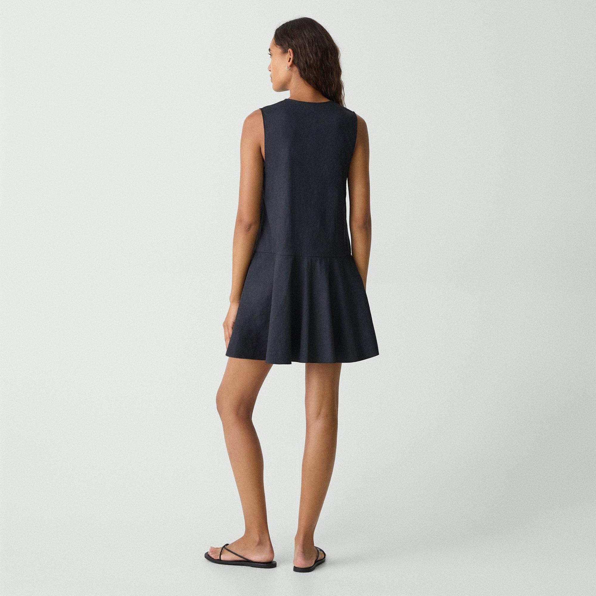 Sleeveless Mini Dress in Good Linen - 4