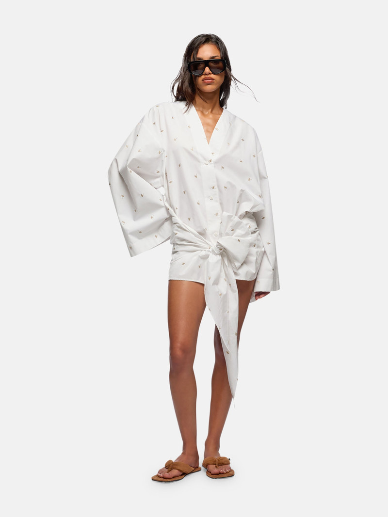 THE ATTICO WHITE MINI DRESS outlook
