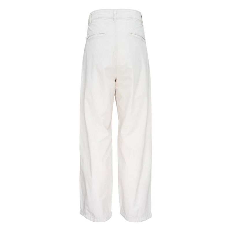 MSGM White Wide Leg Pants outlook