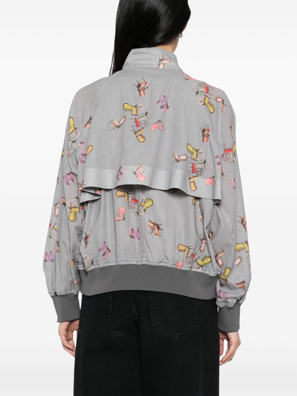 graphic-print bomber jacket - 4