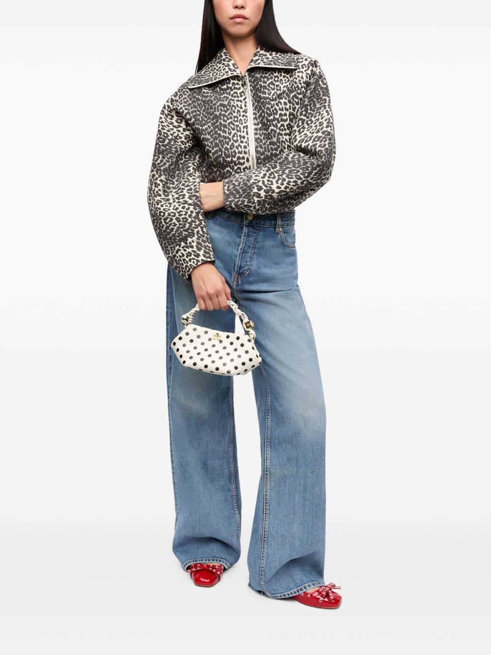 leopard-print jacket - 2