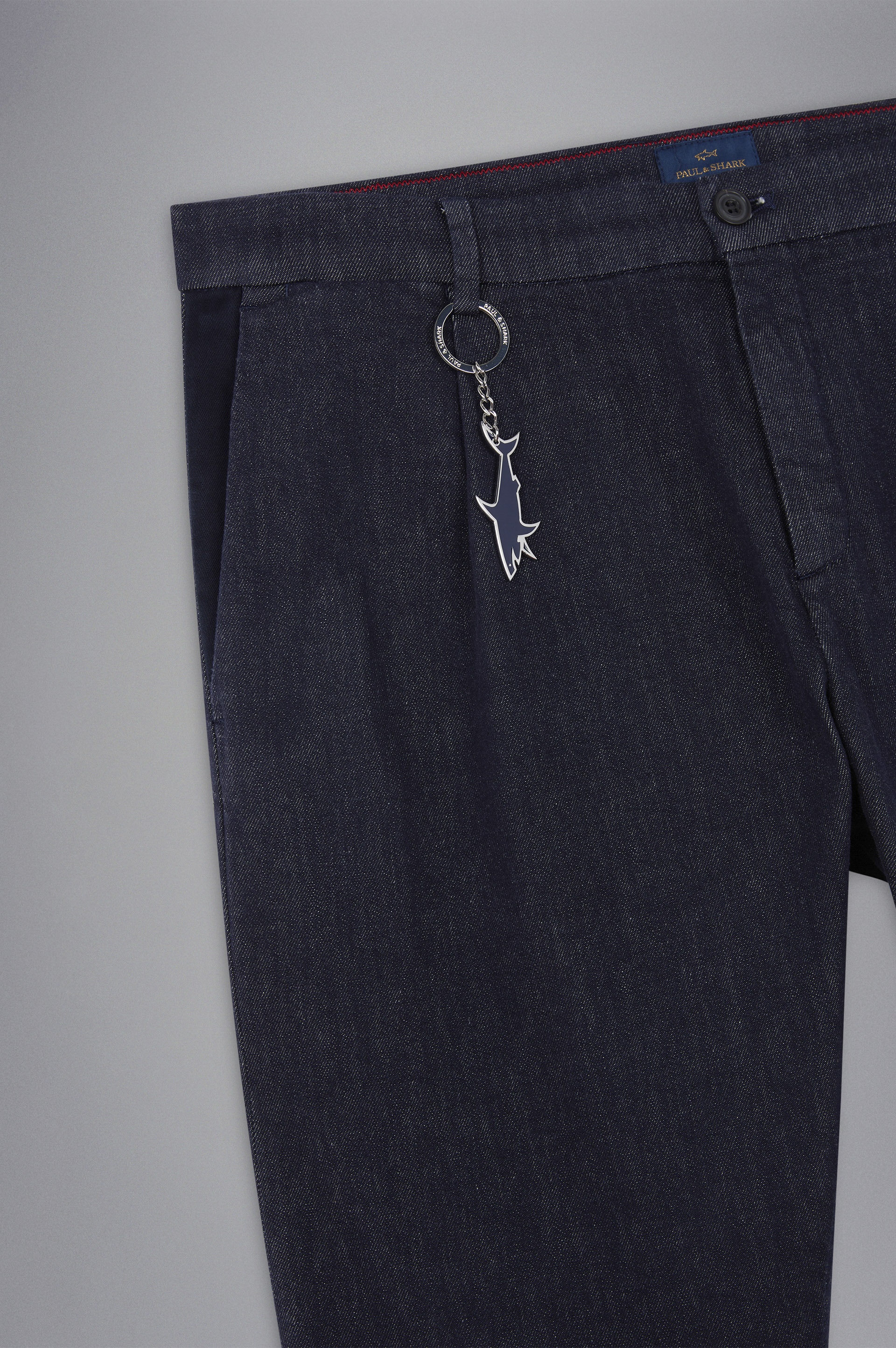 COTTON STRETCH CHINO TROUSERS - 5