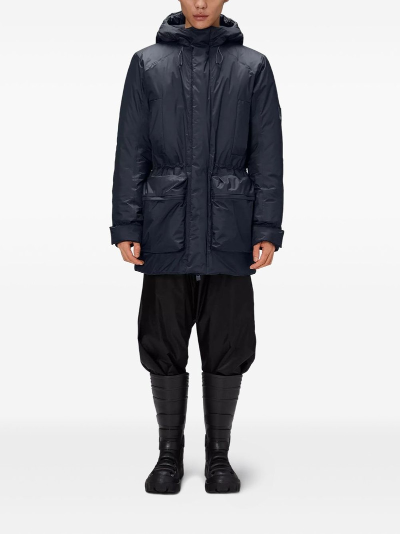 RAINS hooded drawstring parka outlook