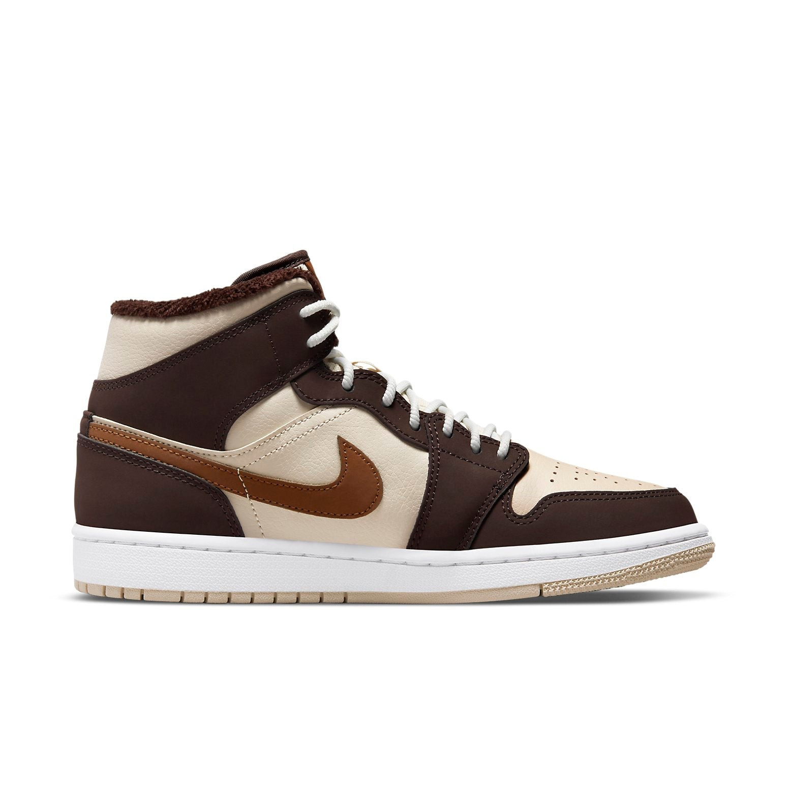 (WMNS) Air Jordan 1 Mid SE 'Cream Dark Chocolate' DO6699-200 - 2