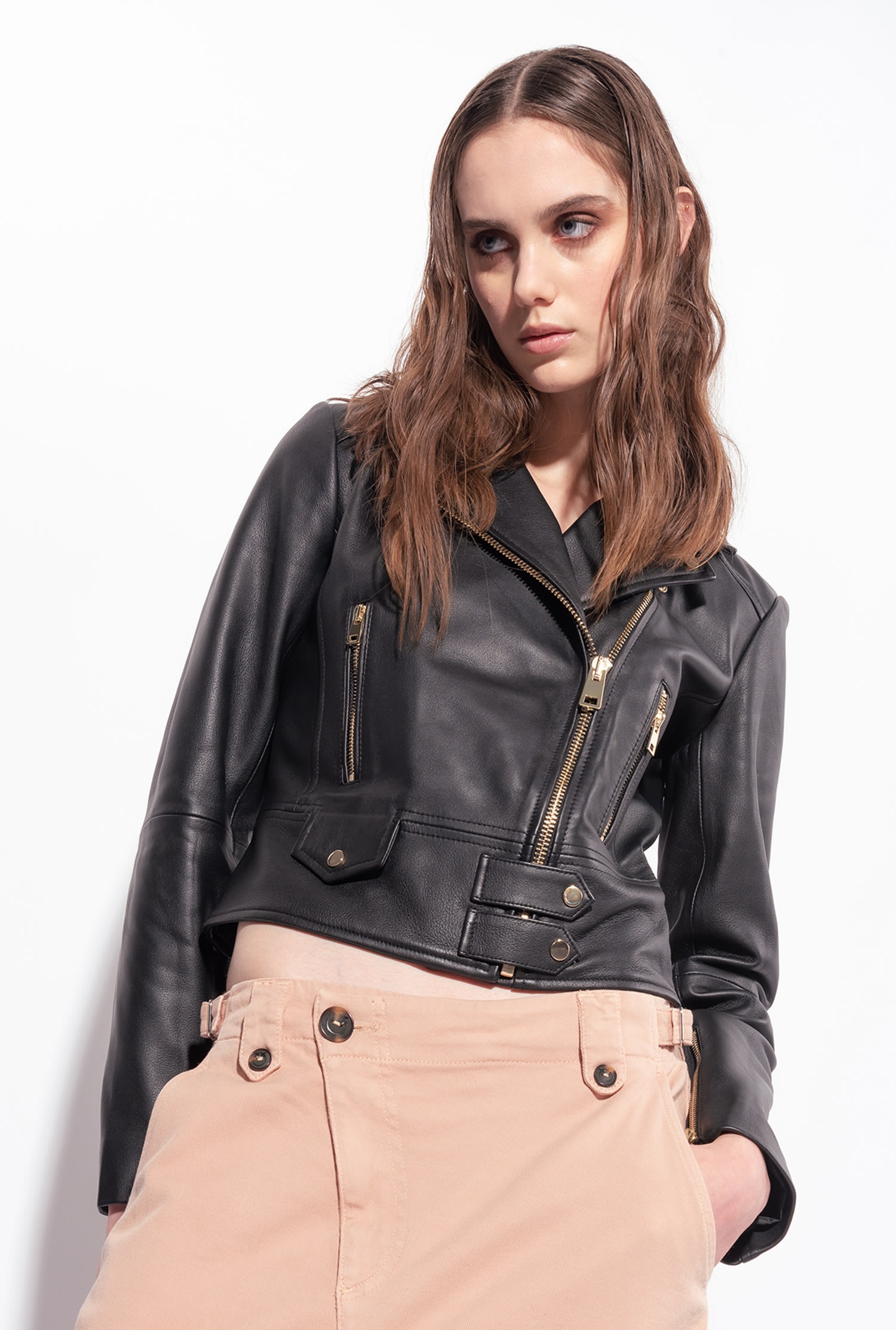 NAPPA LEATHER BIKER JACKET - 5