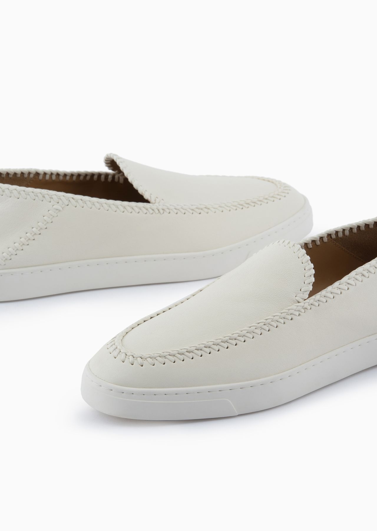 Galleria 3 nappa-leather slip-ons - 4