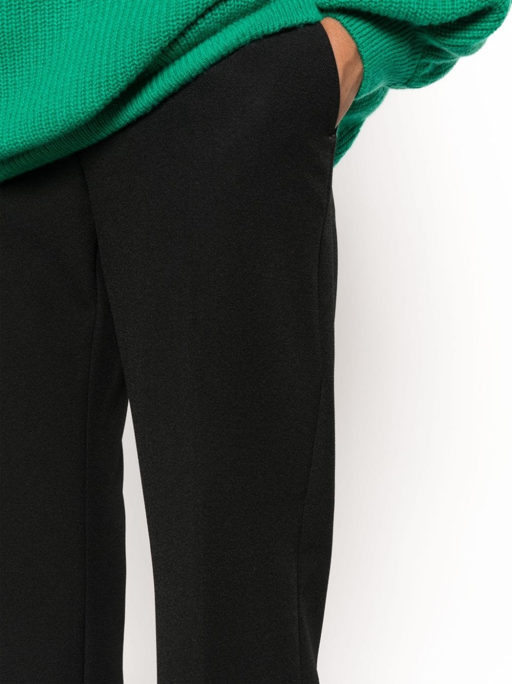 tailored straight-leg trousers - 5