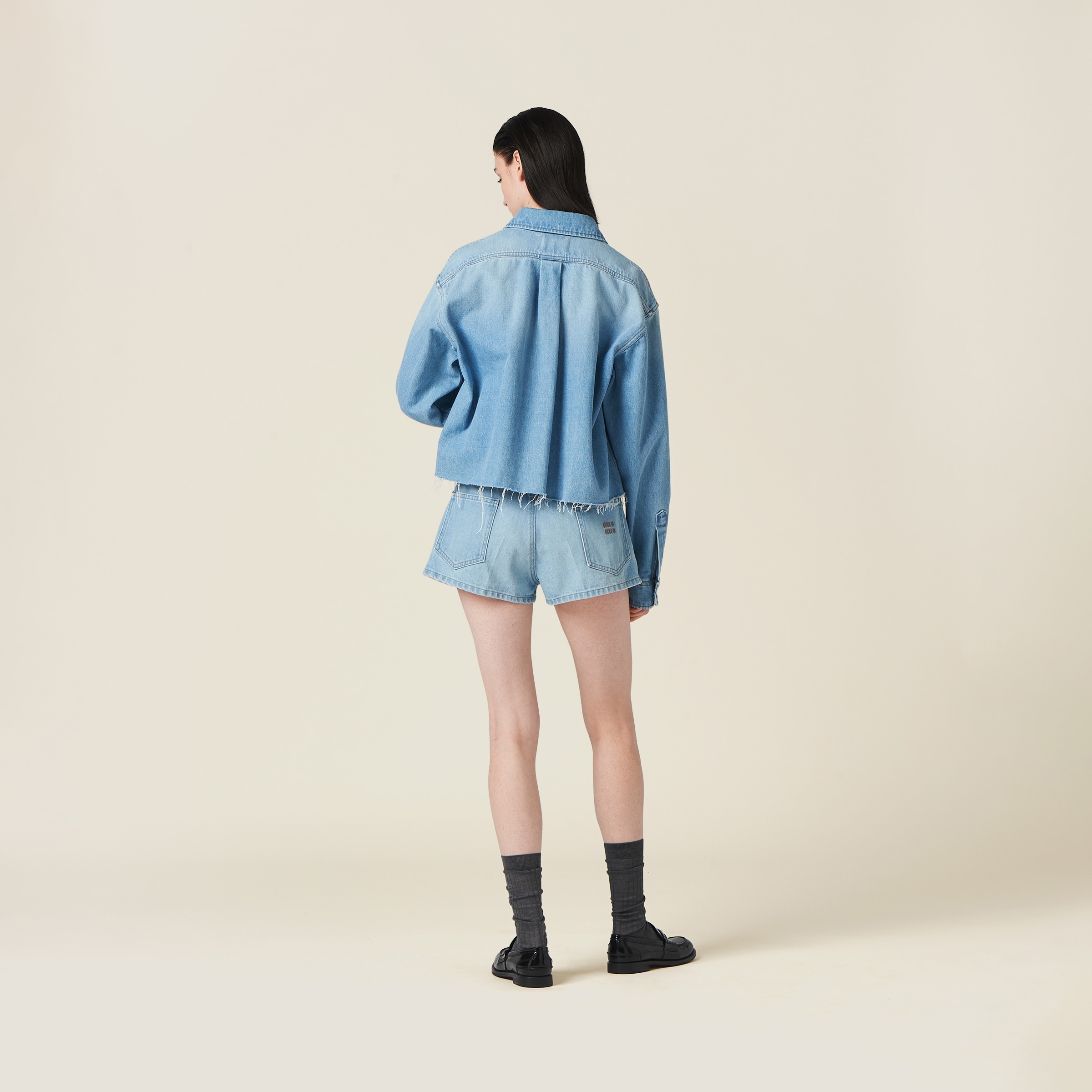 Denim shorts - 3