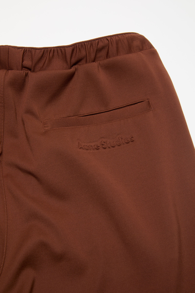 Casual jersey trousers - Brown 5