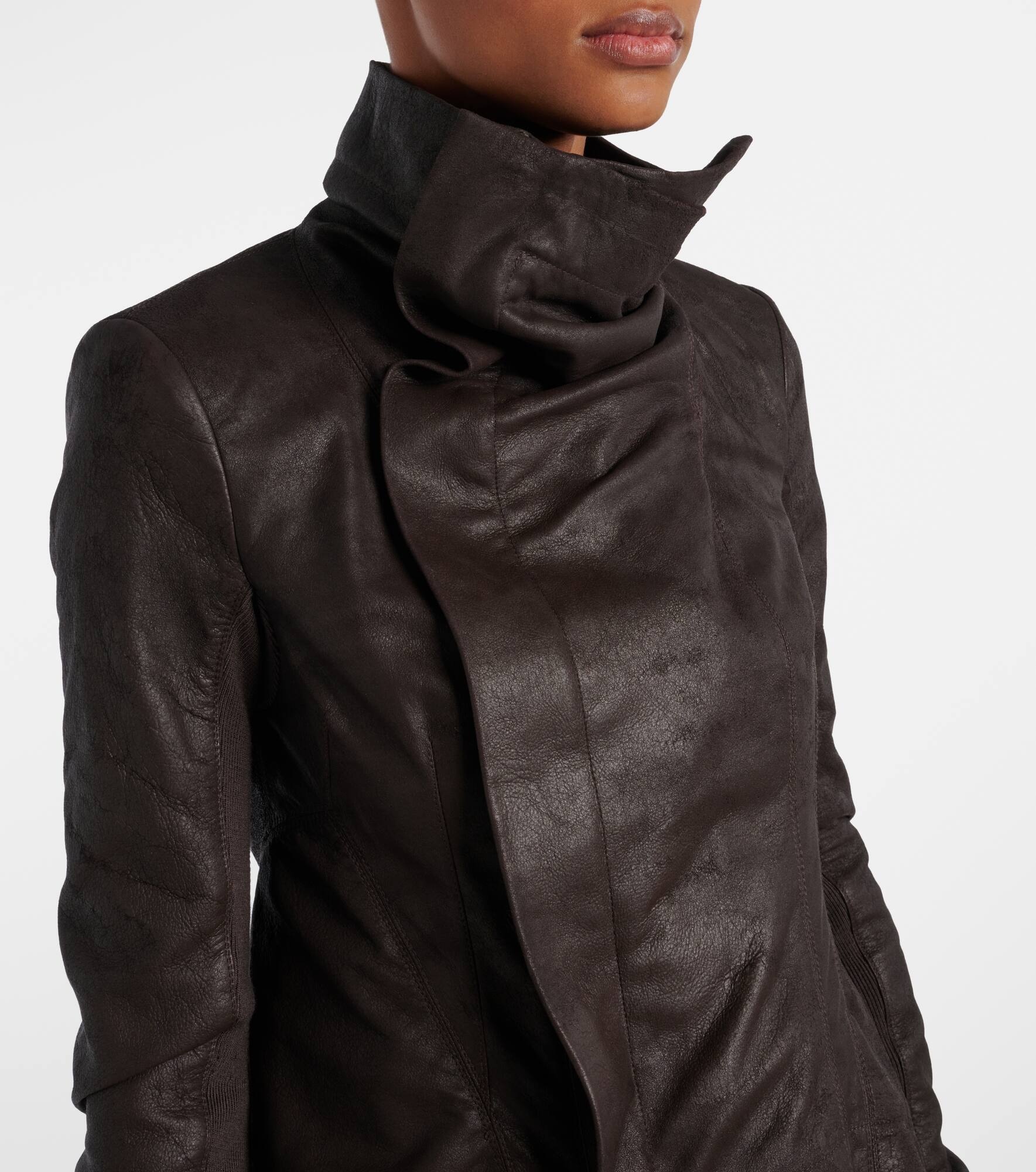 Naska leather biker jacket - 4