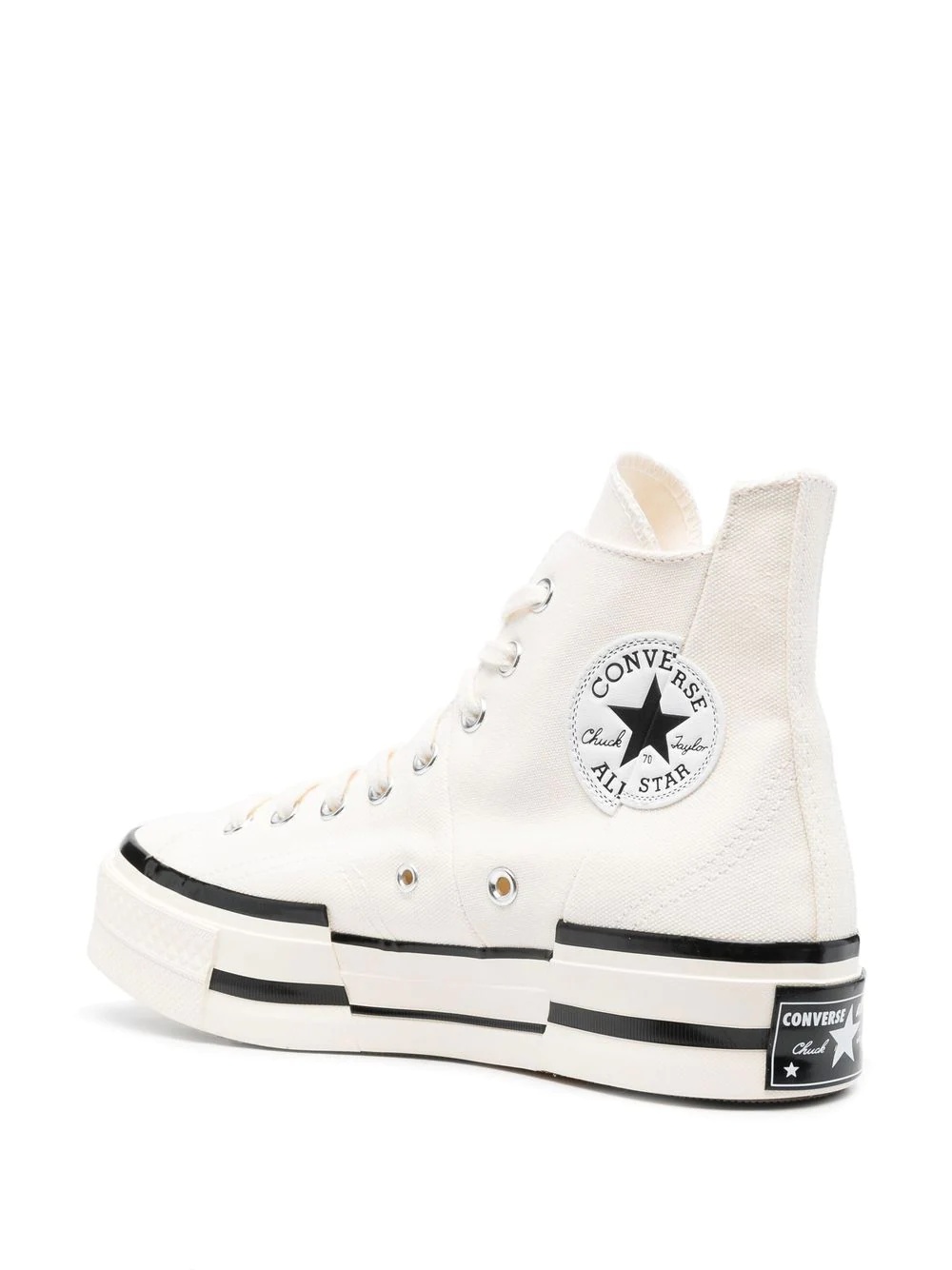 Chuck 70 Plus Egret hi-tops - 3