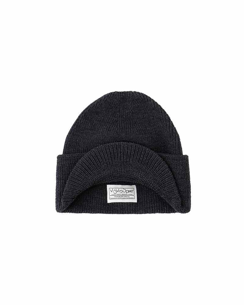 VS VISOR KNIT BEANIE GREY - 2