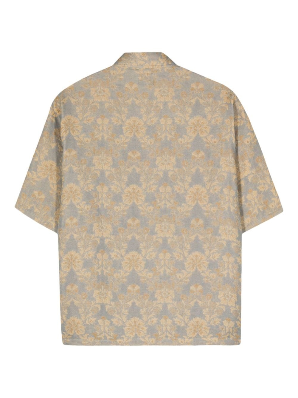jacquard floral-motif shirt - 2