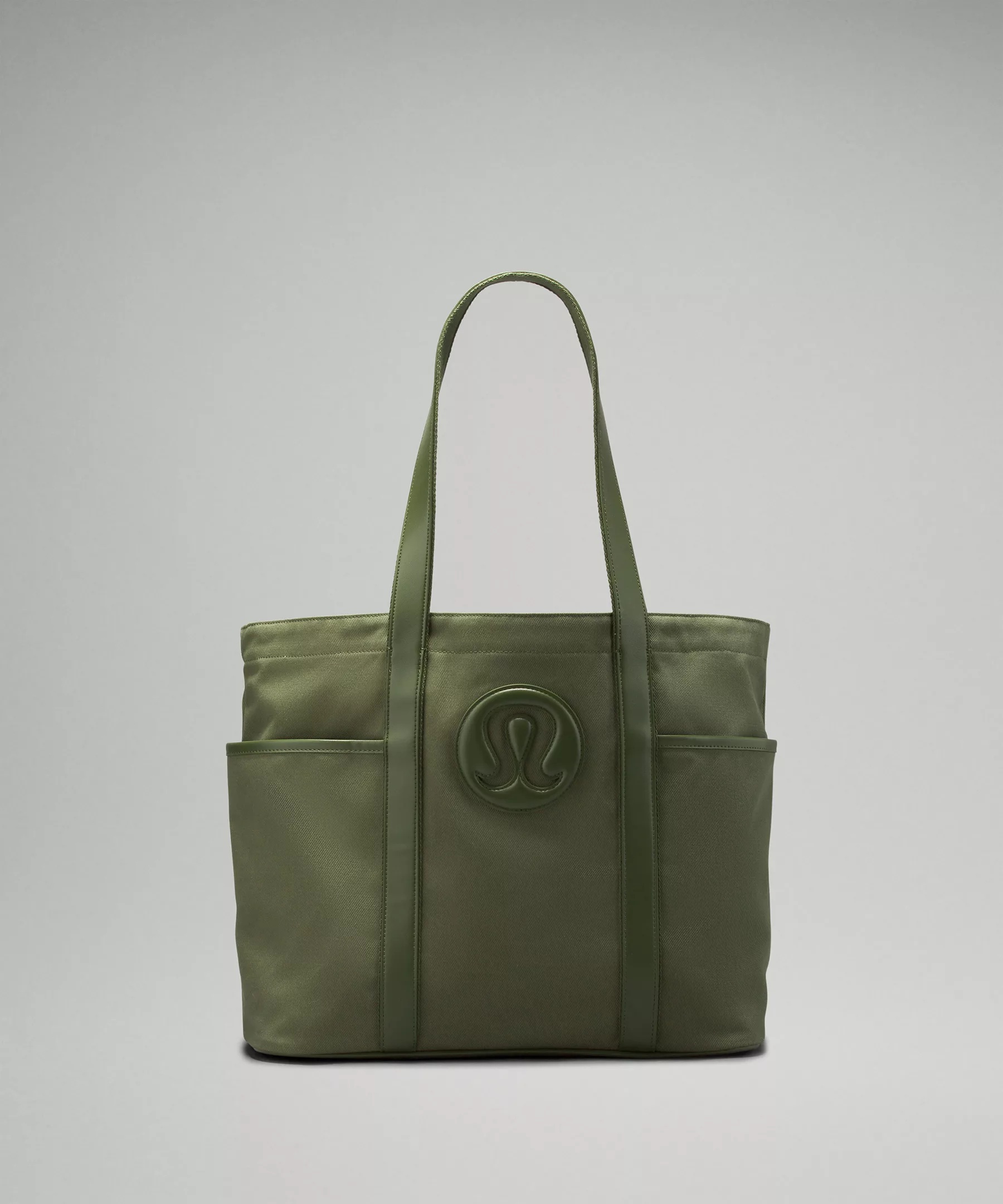 Daily Multi-Pocket Canvas Tote Bag *Cactus Material 20L - 1