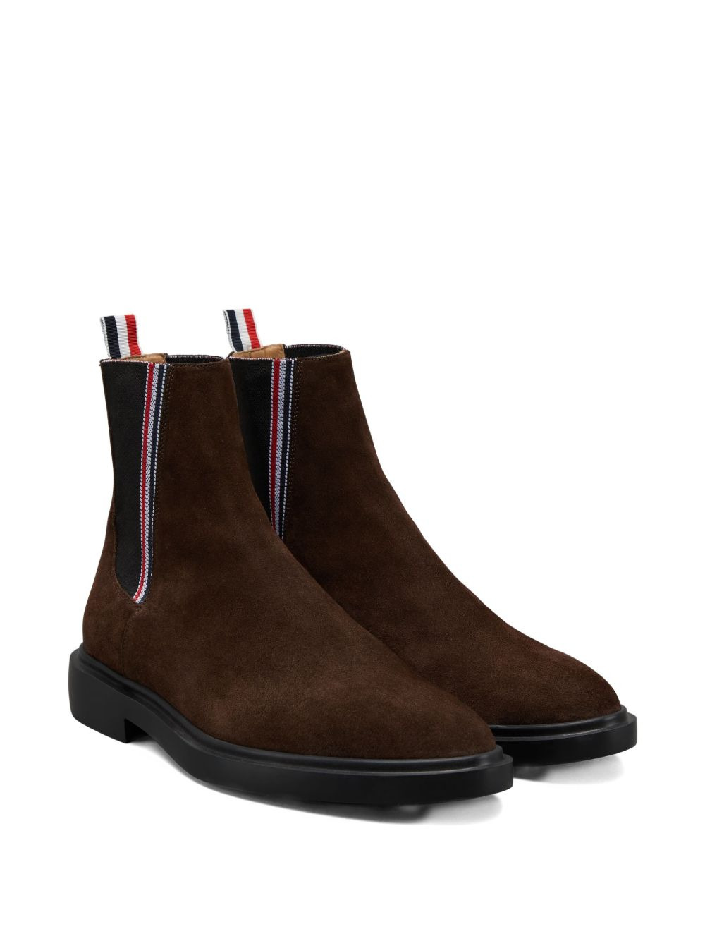 grosgrain loop tab chelsea boots - 2
