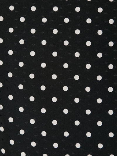 SAINT LAURENT polka-dot print silk pocket square outlook