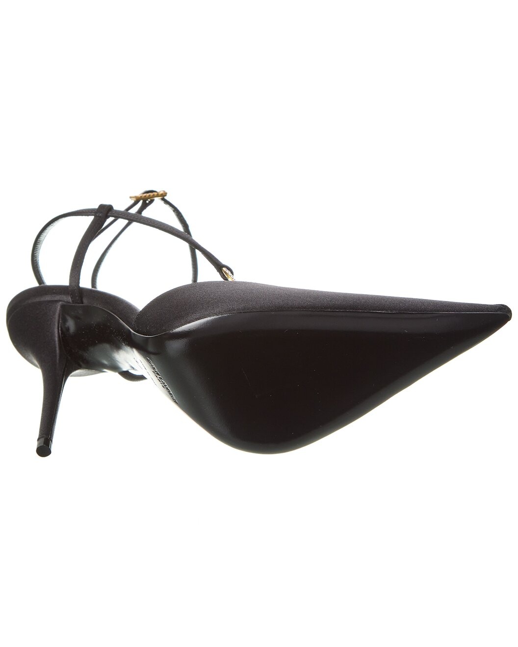 Saint Laurent Luna 105 Satin Slingback Pump - 4
