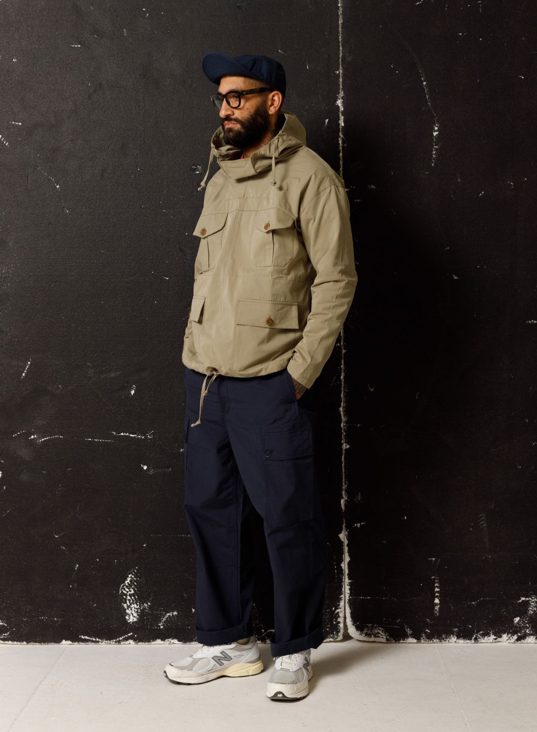 British Army Smock in Washed Army - 4