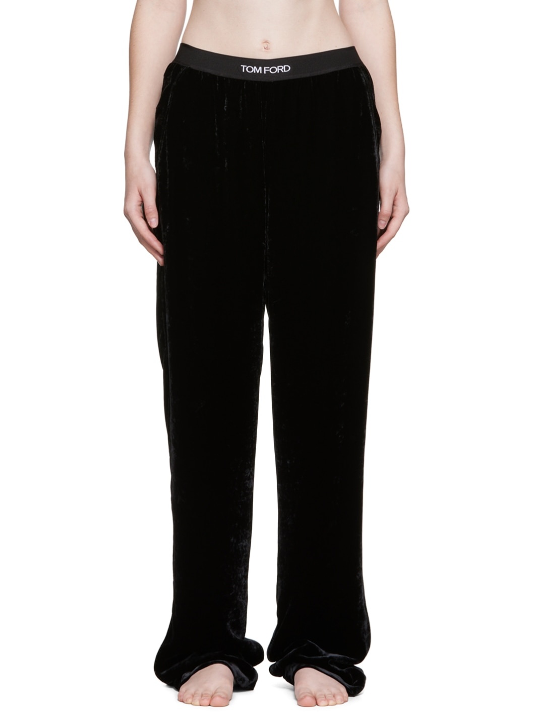 Black Lightweight Lounge Pants - 1