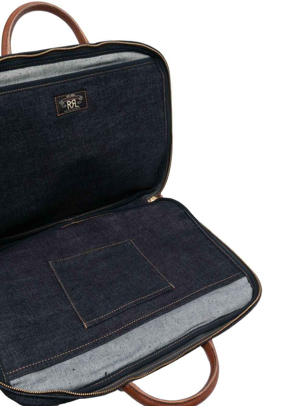 denim laptop briefcase - 5