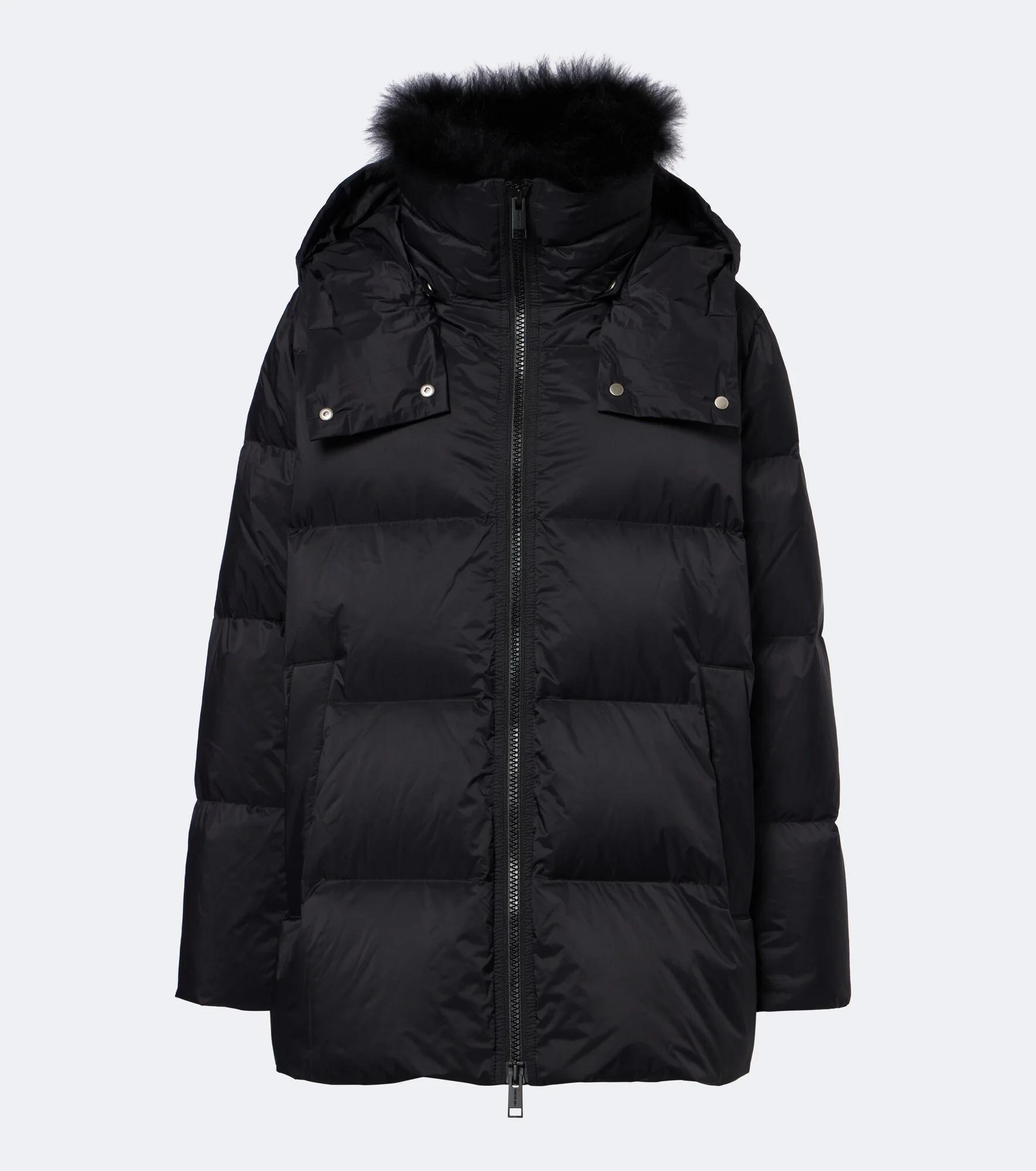 Hooded padded down jacket - 1