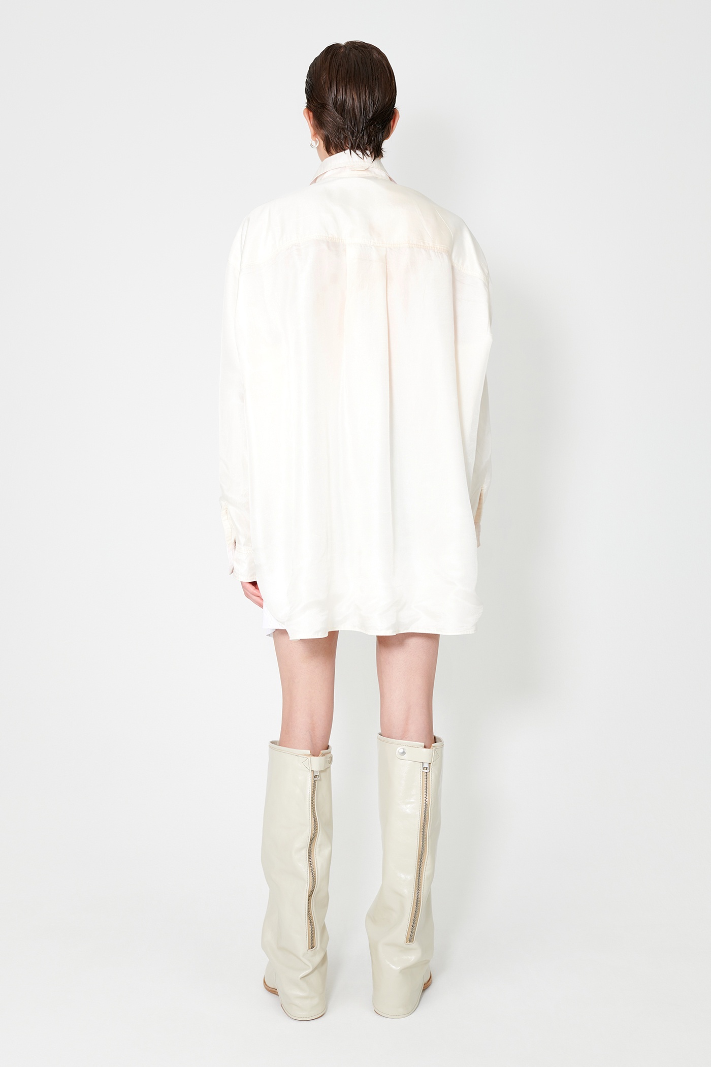 Darling Shirt Champagne Cotton Silk - 6