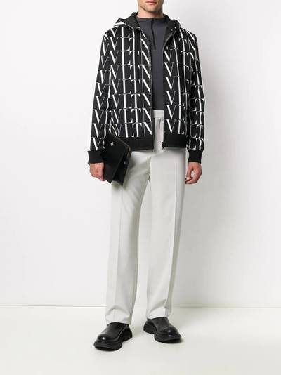 Valentino VLTN-print hooded jacket outlook