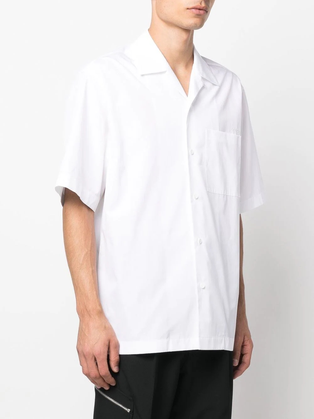 boxy short sleeve cotton shirt - 3