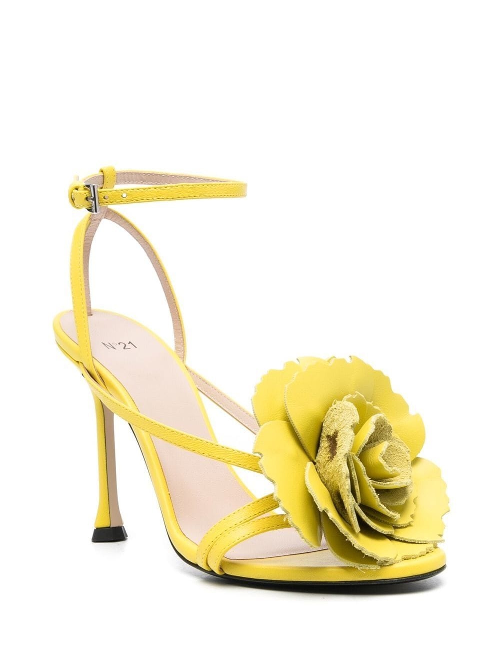 rose-embellished 110mm sandals - 2