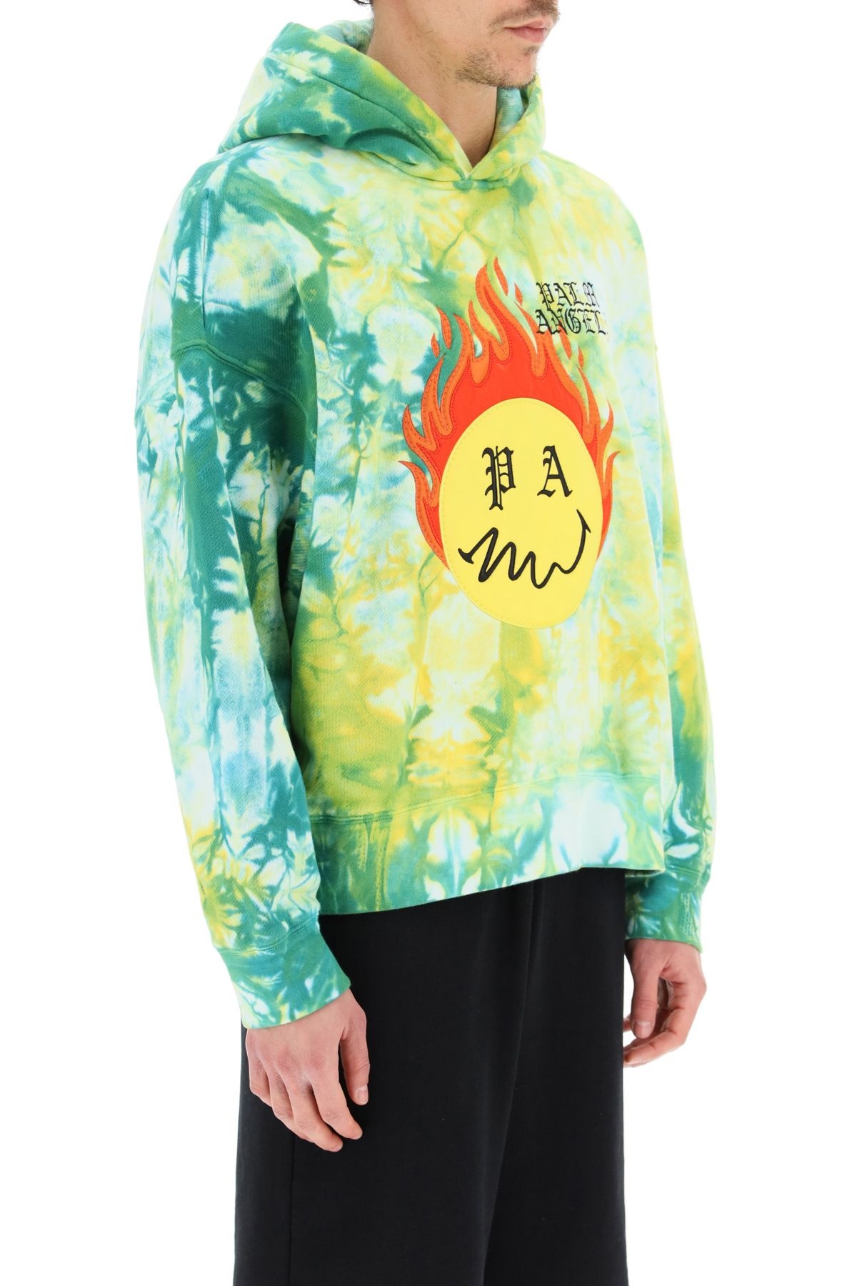 TIE-DYE BURNING HOODIE - 3