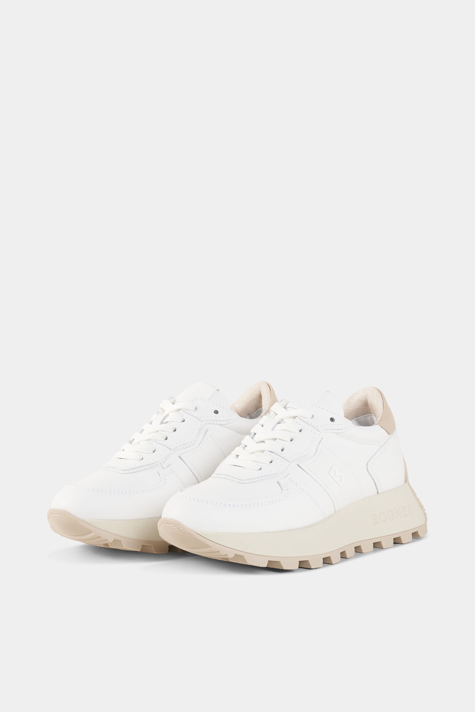 Osaka sneaker in White/sand - 4