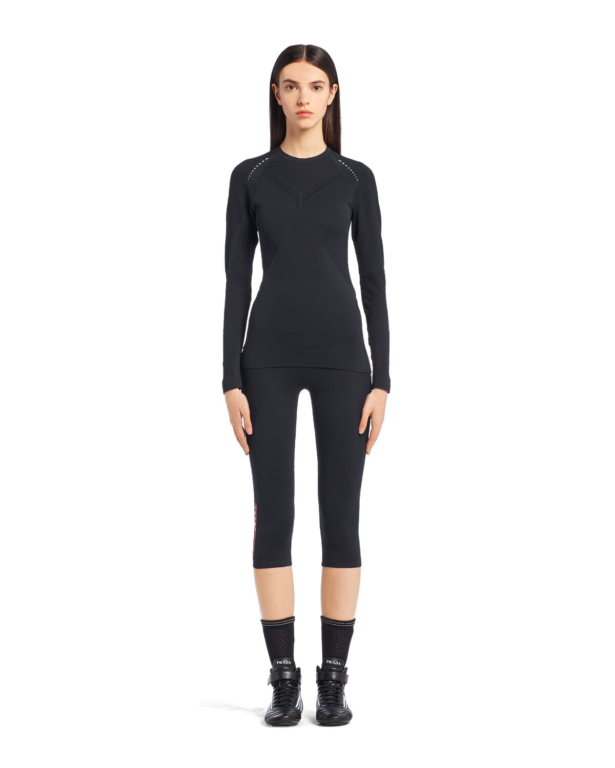 Soft Rec Polyester crew-neck sweater - 2