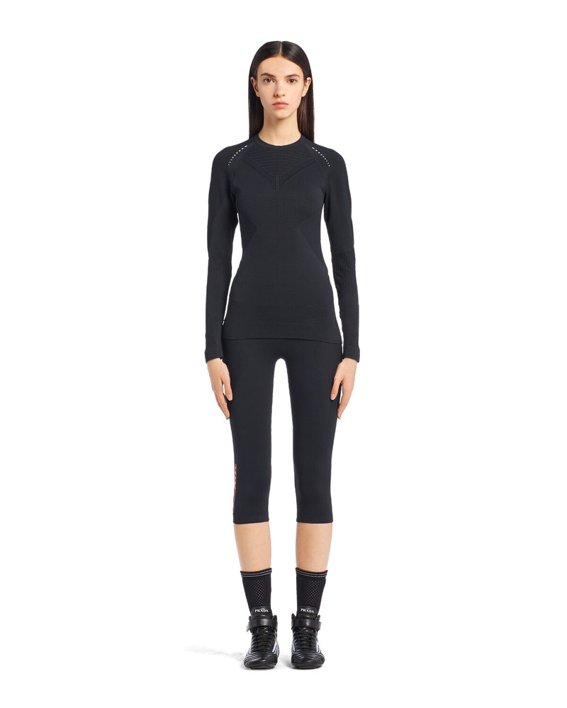 Prada Soft Rec Polyester crew-neck sweater outlook